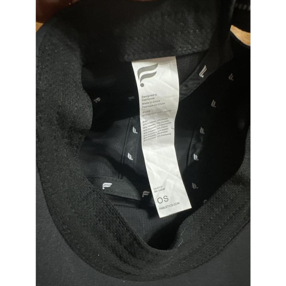 Fabletics Athletic Hat Adjustable Strap Logo Blac… - image 2